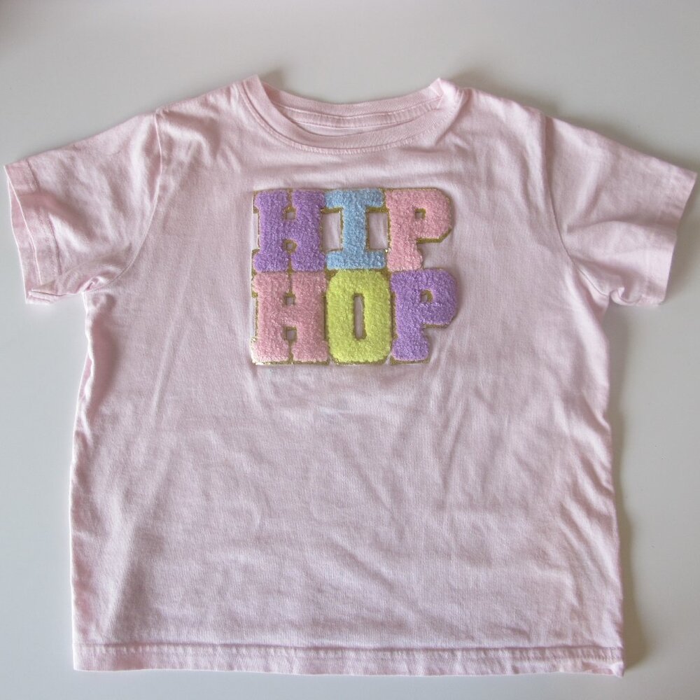 Girl's Cheeky Plum Sweet Wink Spring Easter Hip Hop Shirt Size 7-8Y EUC